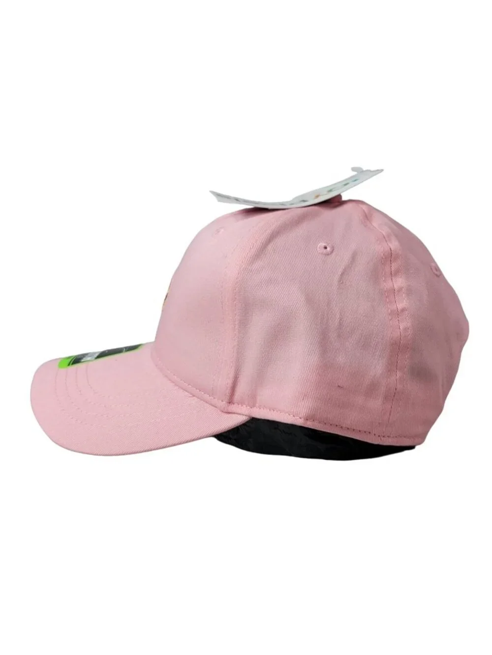 Joy Pixels Hamburger Emoji Hat Pink OS Curved Snapback Baseball Cap Adj NEW
